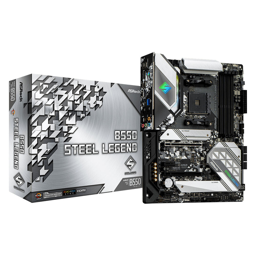 Hovedkort ASRock B550 STEEL LEGEND AMD B550