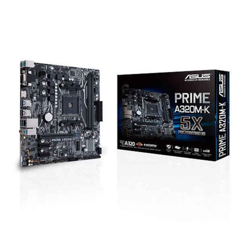 Hovedkort Asus MB PRIME A320M-K mATX AM4