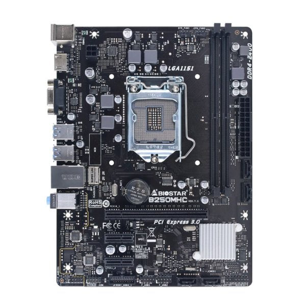 Hovedkort Biostar B250MHC mATX LGA1151 B250
