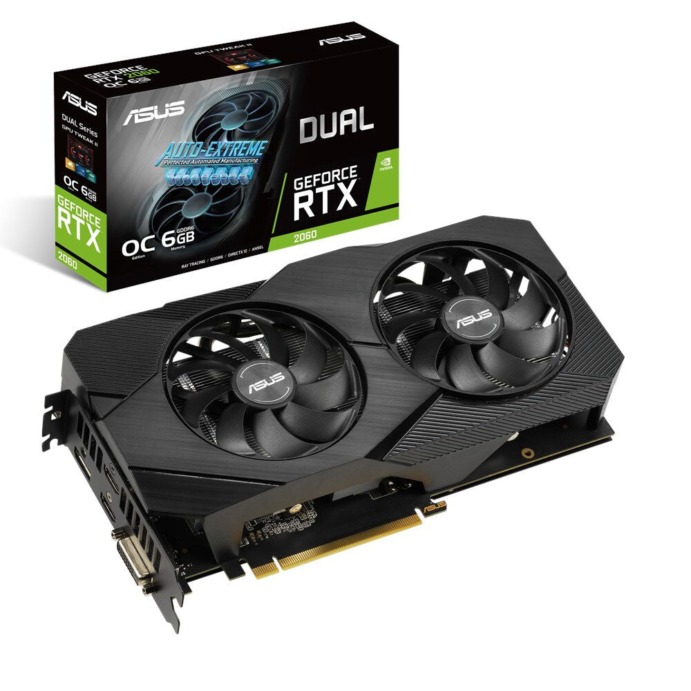 Grafikkort Asus DUAL RTX 2060 O6G EVO