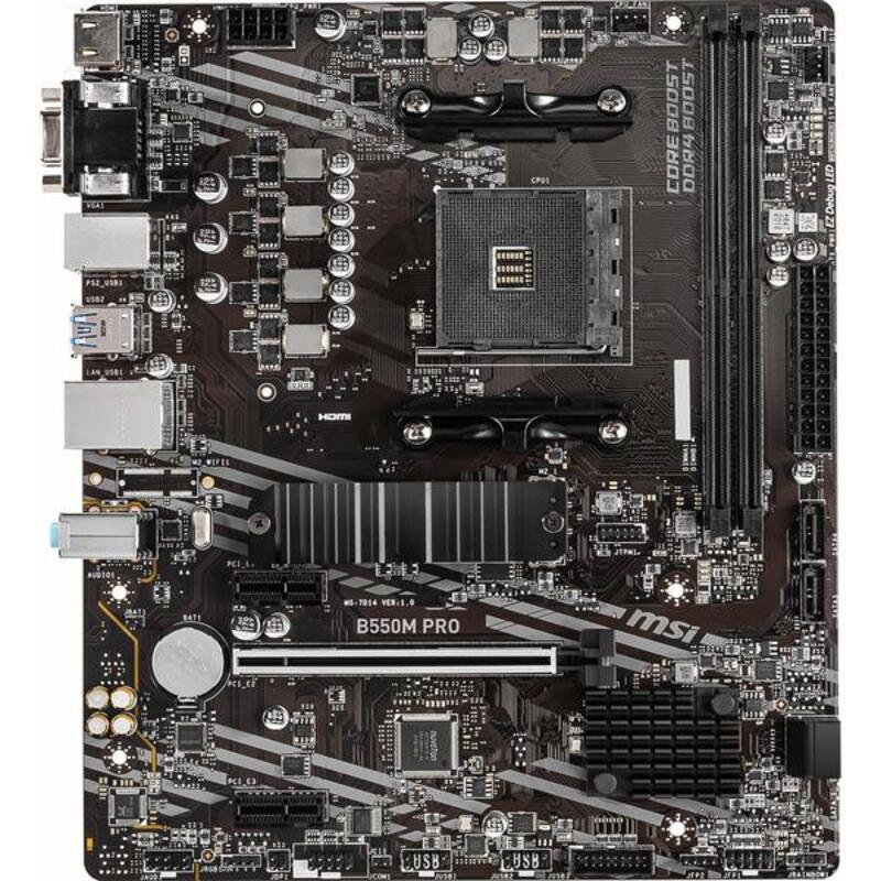 Hovedkort MSI B550M PRO mATX AM4