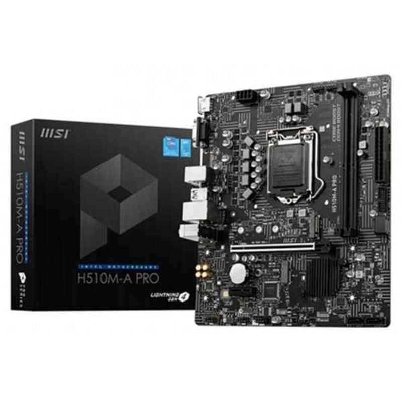 Hovedkort MSI H510M-A PRO Micro ATX LGA1200 Intel Intel H510