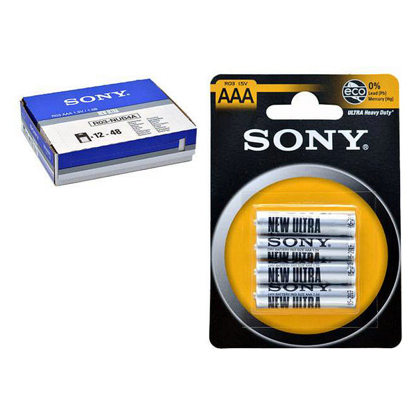 Batterier Sony R03 AAA (4 pcs)