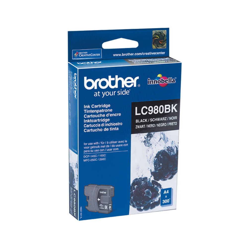 Originale Blekkpatroner Brother LC980BK Svart