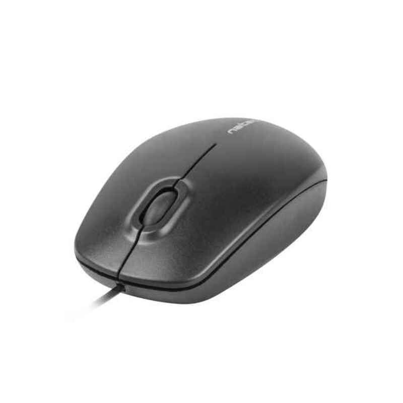 Datamus med Kabel og Optisksensor Natec MAGPIE 1600 DPI Svart