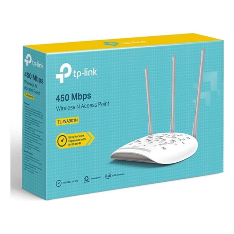 Tilgangspunkt TP-Link TL-WA901N 450 Mbps 2.4 GHz Hvit