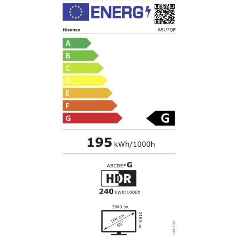 Smart TV Hisense 65U7QF 65" 4K Ultra HD DLED WiFi