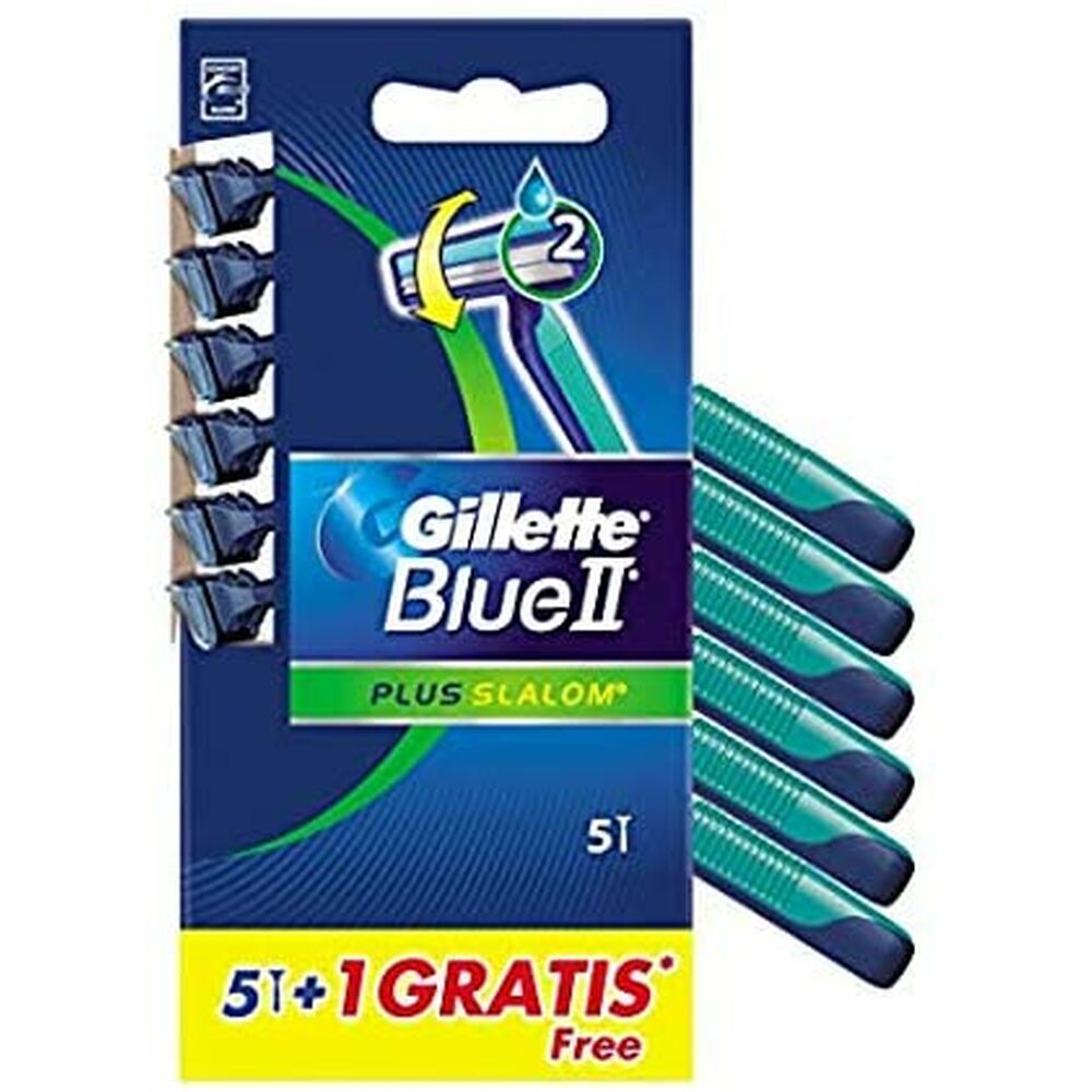 Manuell barbermaskin Blue II Gillette (6 uds)