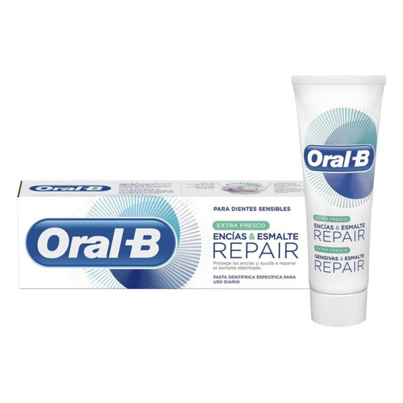 Tannkrem Encías & Esmalte Repair Oral-B Frisk (75 ml)