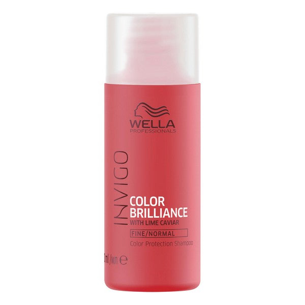 Fargeforsterkende Sjampo Invigo Color Brilliance Wella Reise størrelse (50 Ml)