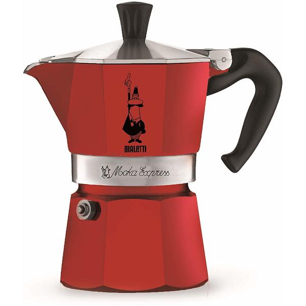Italian Kaffekanne Bialetti Moka Express Rød (3 Kupit) (Refurbished A+)