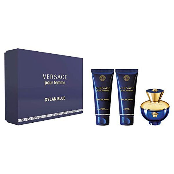 Sett dame parfyme Dylan Blue Versace (3 pcs)