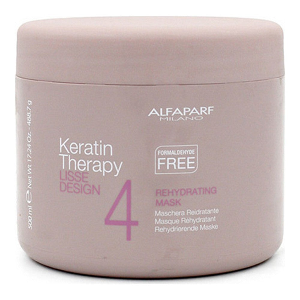 Hårmaske Lisse Design Keratin Therapy Alfaparf Milano (500 ml)