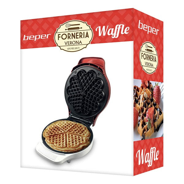 Vaffeljern 1000 W Rød/Hvt (Refurbished B)