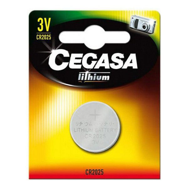 Litiumknapp Cellebatteri Cegasa CR2025 3V