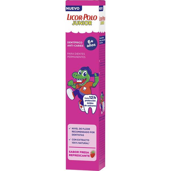 Tannkrem Licor Del Polo Junior Jordbær (75 ml) (Refurbished A+)