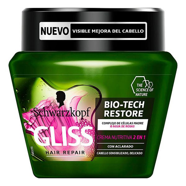 Hårmaske GLISS BIO-TECH RESTORE Schwarzkopf (300 ml)