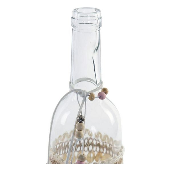 Glassflaske DKD Home Decor Dekorativ Polyester Krystall