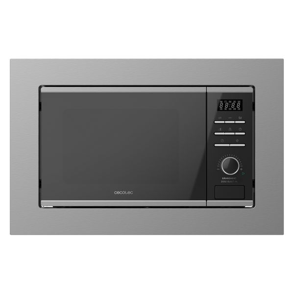 Integrert mikrobølgeovn Cecotec GrandHeat 2050 Built-In Steel 800 W 20 L Svart