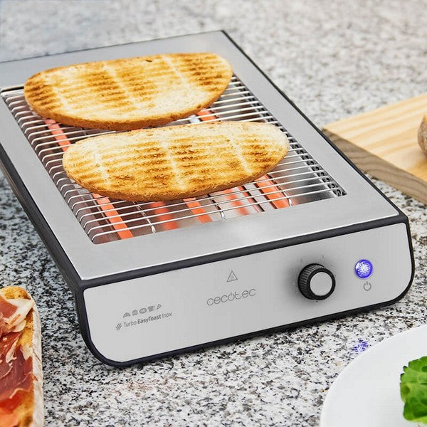 Brødrister Cecotec Turbo Easy Toast Rustfritt Stål 900W (Refurbished A+)