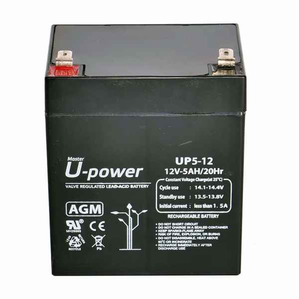 Batteri MASTER U-POWER UP 5Ah 12V (Refurbished A+)