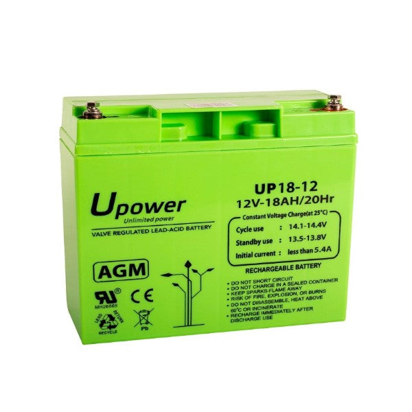 Batteri Master U-Power UP Litio Ion 18Ah 12V (Refurbished B)