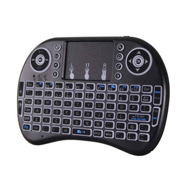 Trådløs Tastatur Nilox WIRELESS Svart