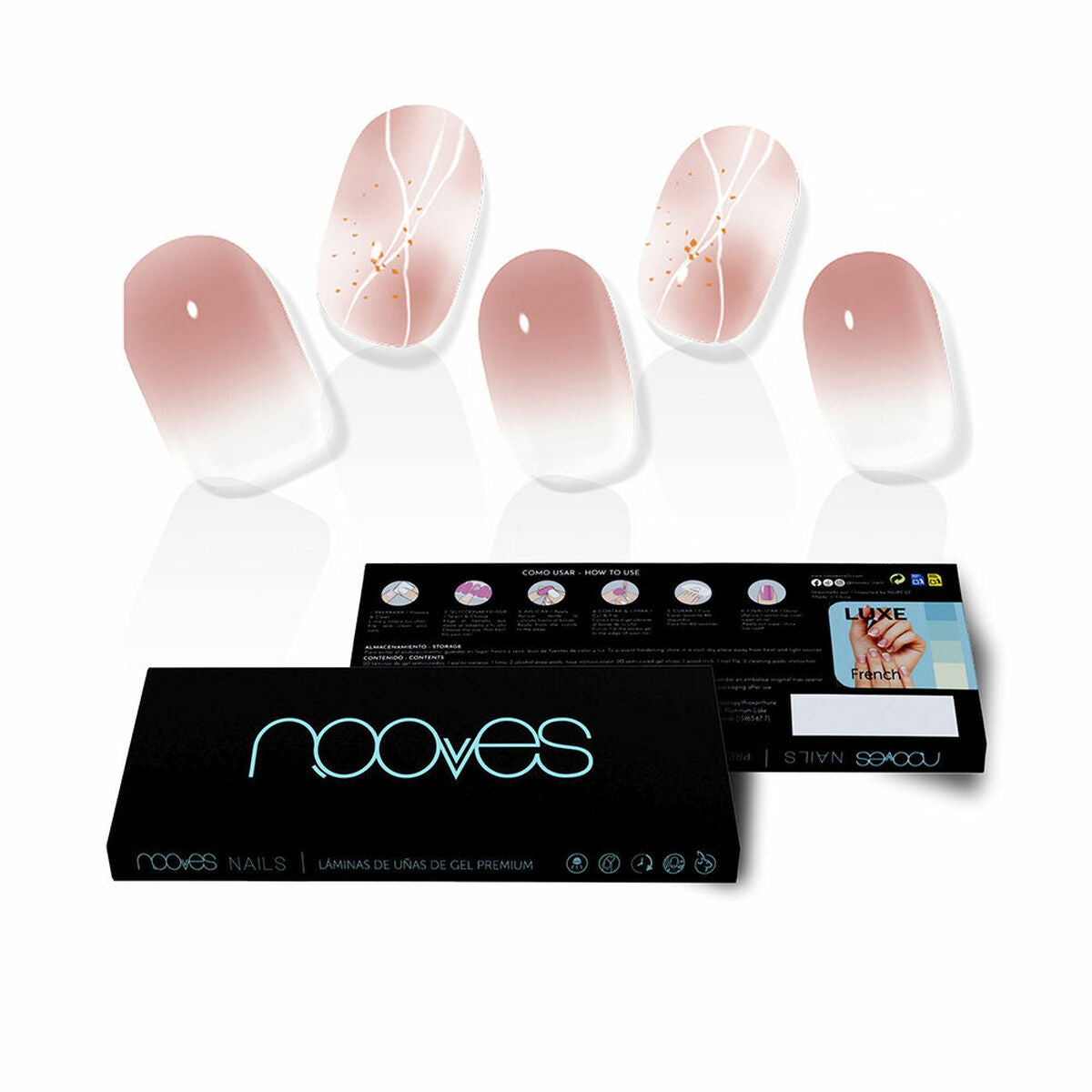 False nails Nooves Michelle Gel Self-adhesives