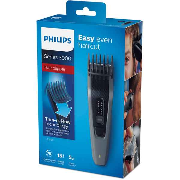 Trådløse hårklippemaskiner Philips HC3520/15 Series 3000 Svart