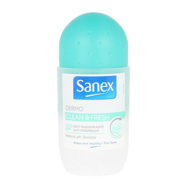 Roll-on deodorant Dermo Clean & Fresh Sanex (50 ml)