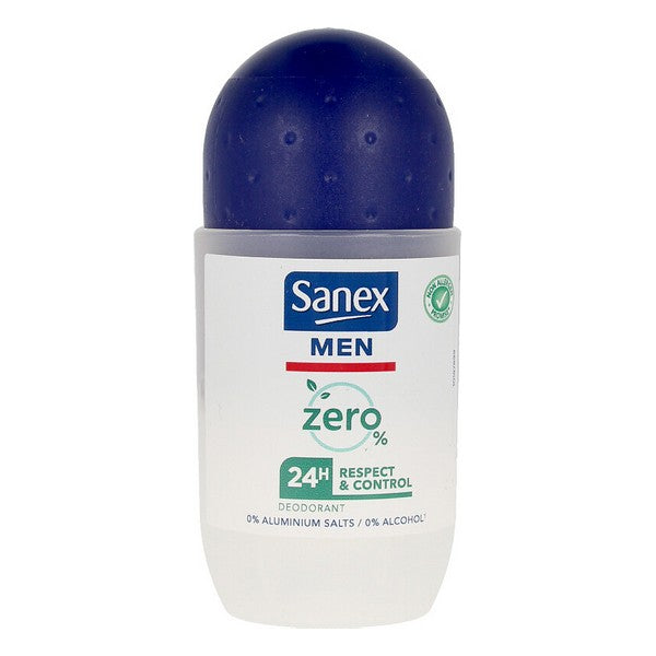 Roll-on deodorant Zero% Respect & Control  Men Sanex (50 ml)