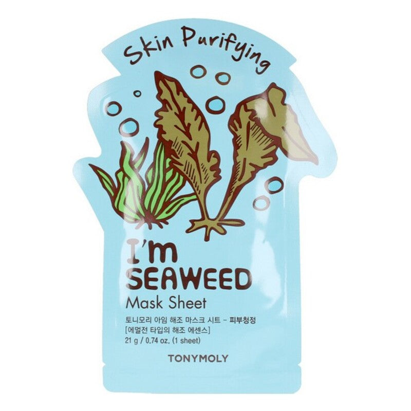 Anti-aldrende Revitaliserende Maske I'm Real Seaweeds TonyMoly (21 g)