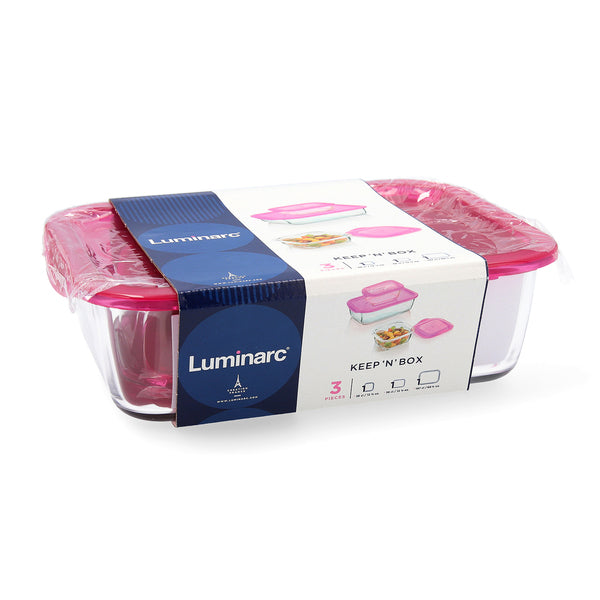 Sett med matbokser Luminarc Keep'n Box (3 pcs)