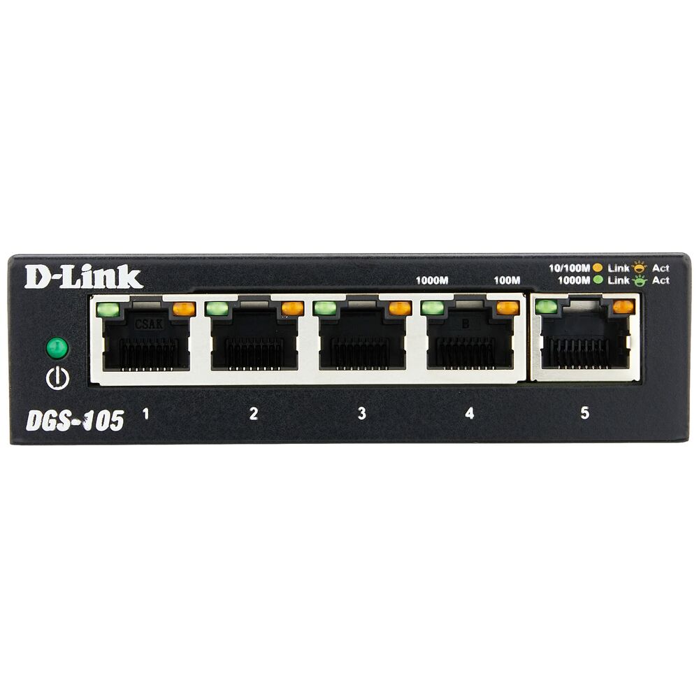 Svitsj D-Link DGS-105/E (Fikset A+)