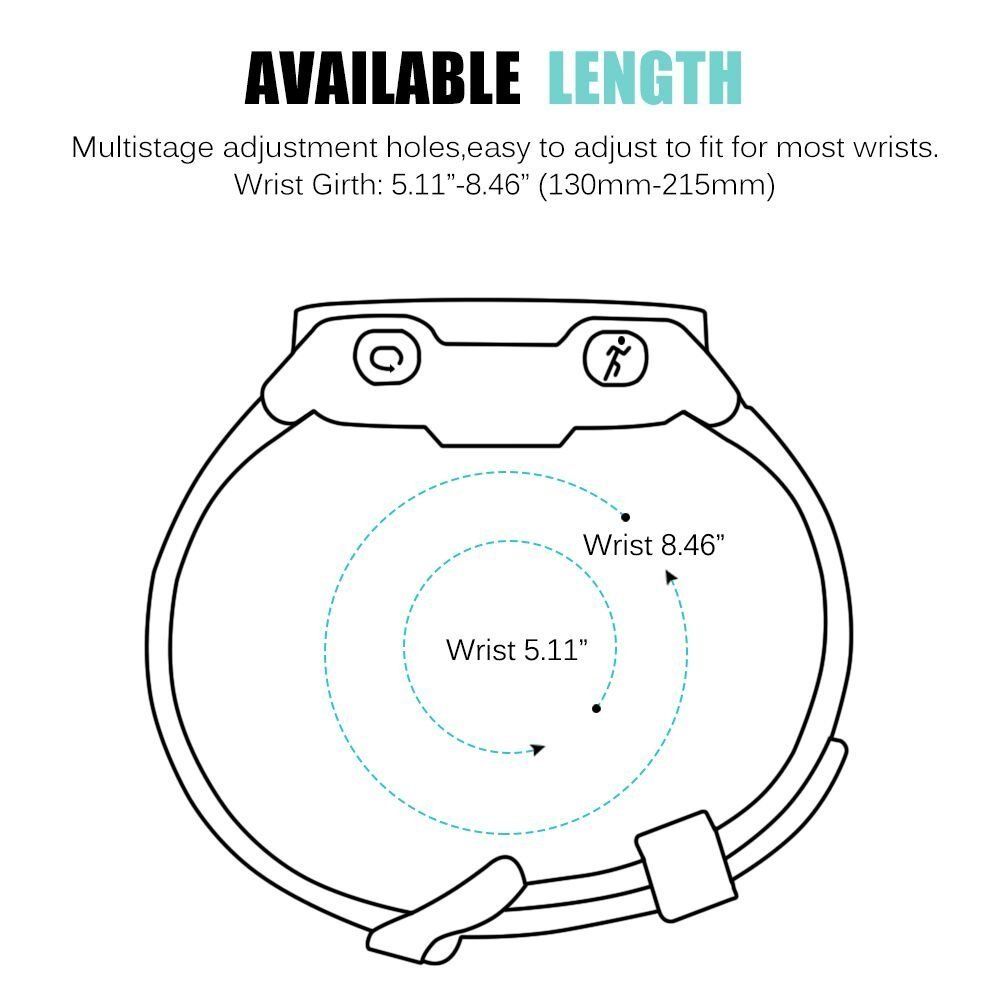 Stroppe Garmin Forerunner 235 (Fikset D)