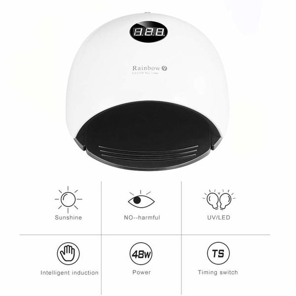 Negltørker UV LED 48W Hvit (Refurbished A+)