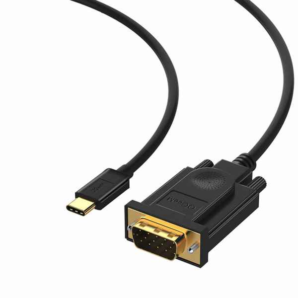 USB C til VGA-Adapter Svart (1,8 m) (Refurbished A+)