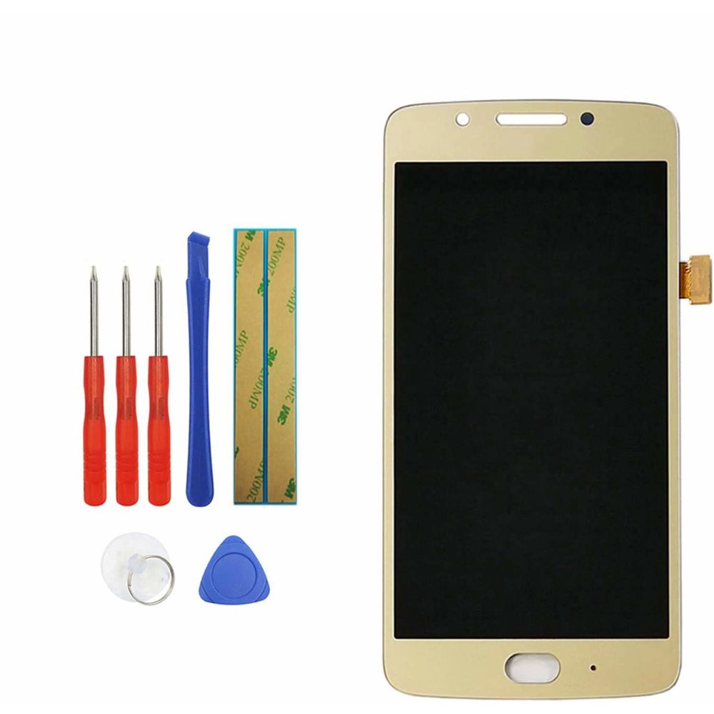 Reservedeler MOTO G5 GD DS LCD-skjerm (Fikset A+)