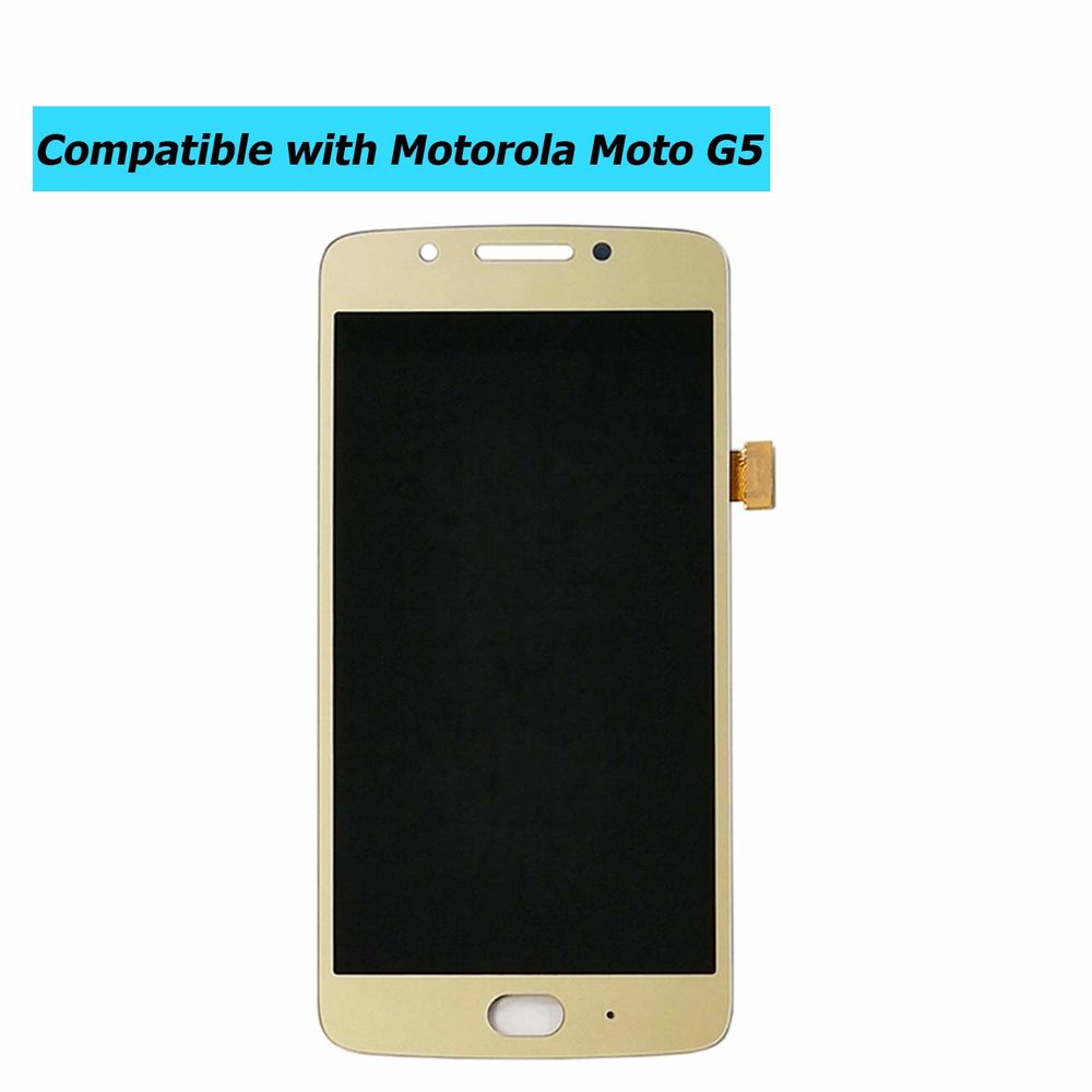 Reservedeler MOTO G5 GD DS LCD-skjerm (Fikset A+)