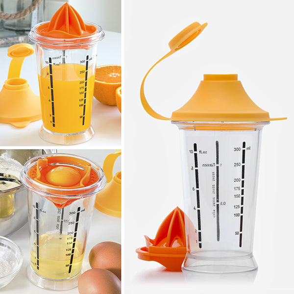 Cook Eggeplomme & Juice Miksing-Glass med Juicer