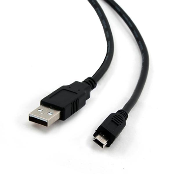 USB 2.0 A til Mini USB B Kabel iggual PSICCP-USB2-AM 1,8 m Svart