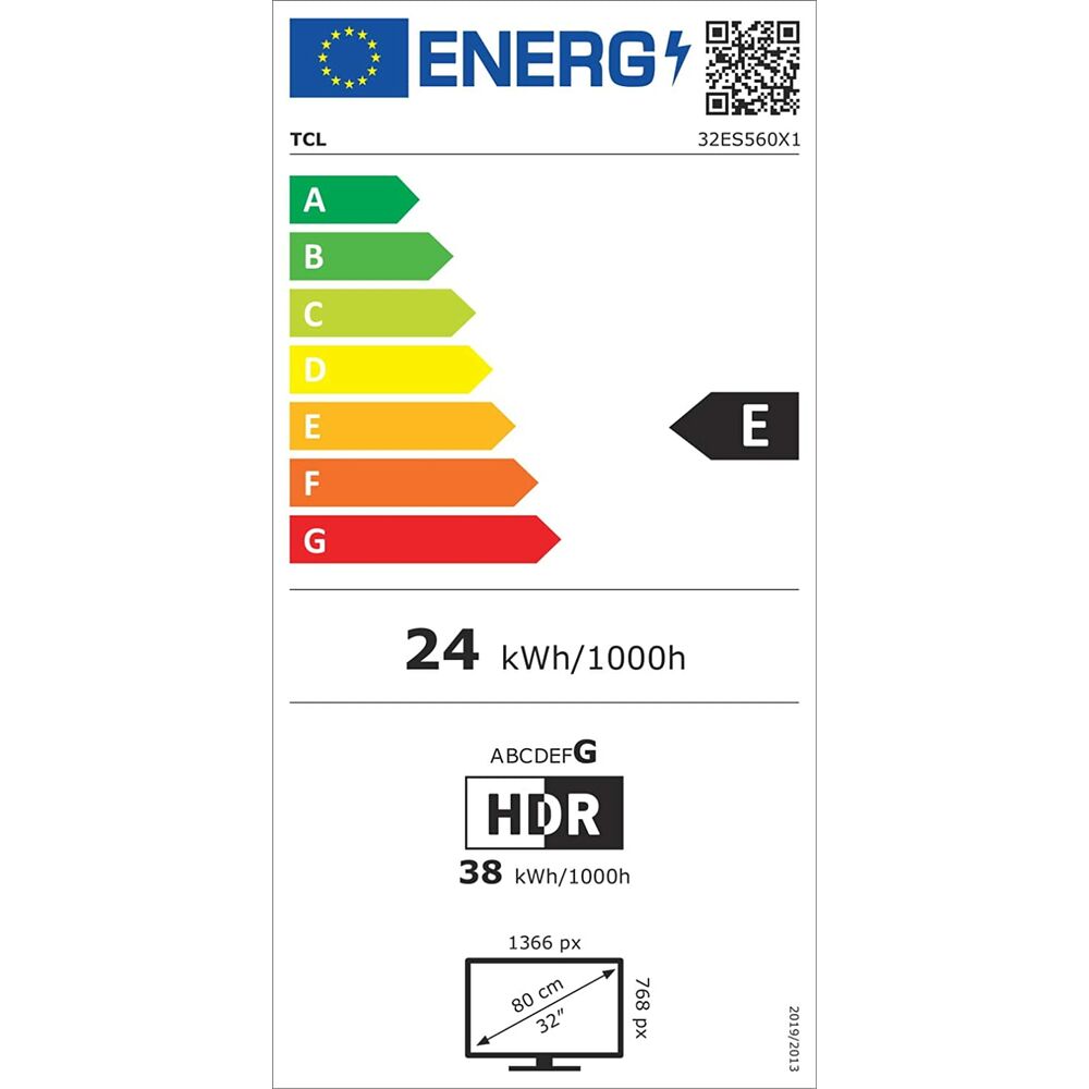 Smart TV TCL 32ES560 Android TV 9.0 HD HDR10 LCD 32"