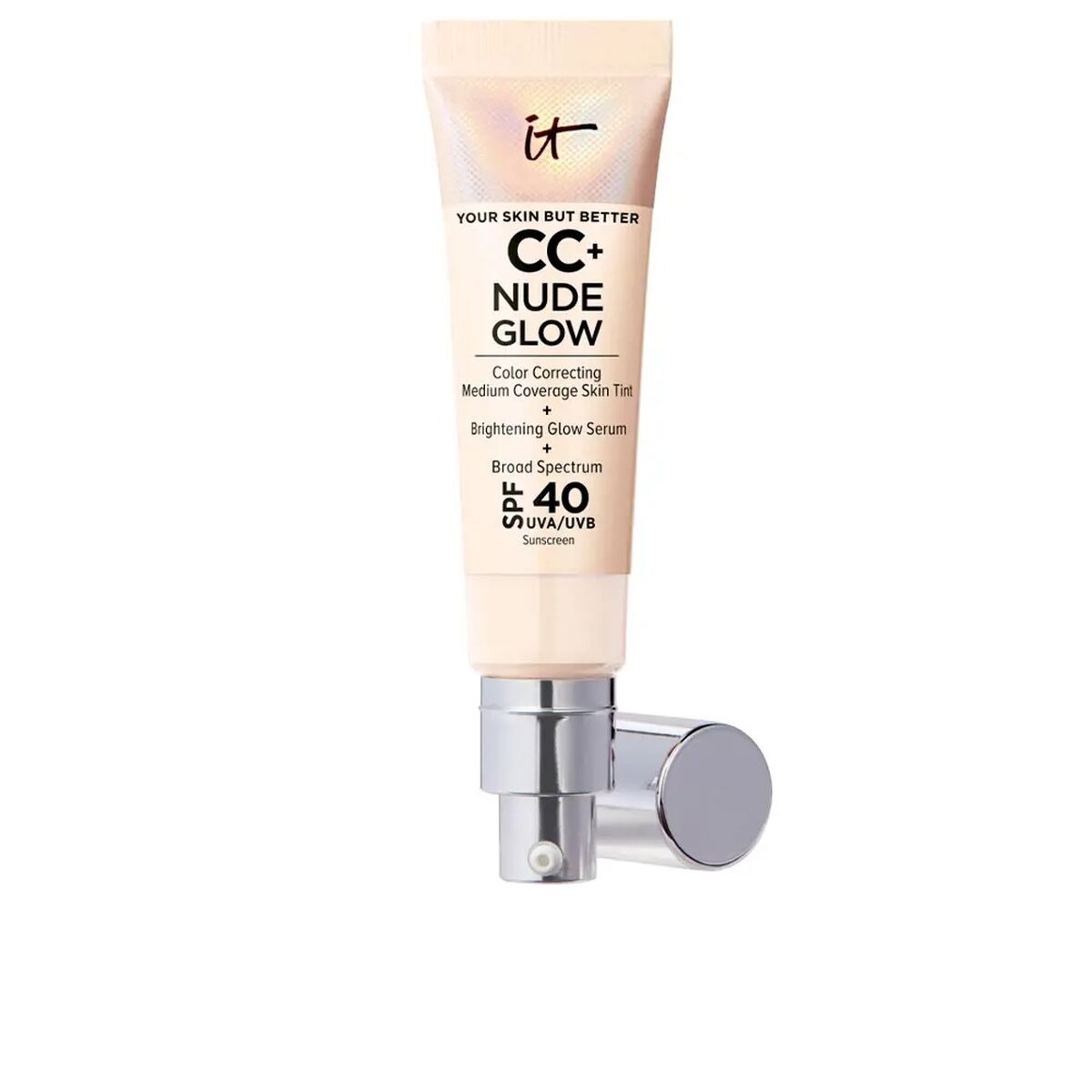 Crème Make-up Base It Cosmetics CC+ Nude Glow Fair porcelain Spf 40 32 ml