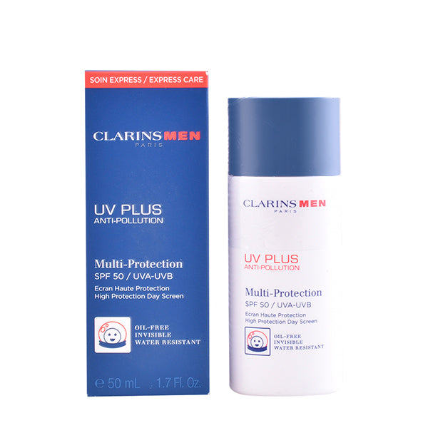 Solkrem Ansikt Men Uv Plus Clarins (50 ml)