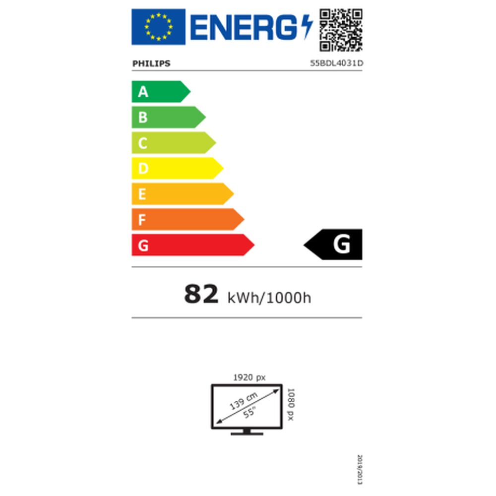 TV LED Philips 55BDL4031D 55"