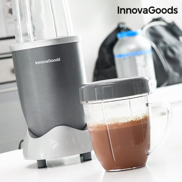 Blender med oppskrifthefte fra Nutri·One Touch  InnovaGoods 600W Grå