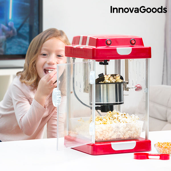 InnovaGoods Tasty Pop Times Popcornmaskin 310W Rød