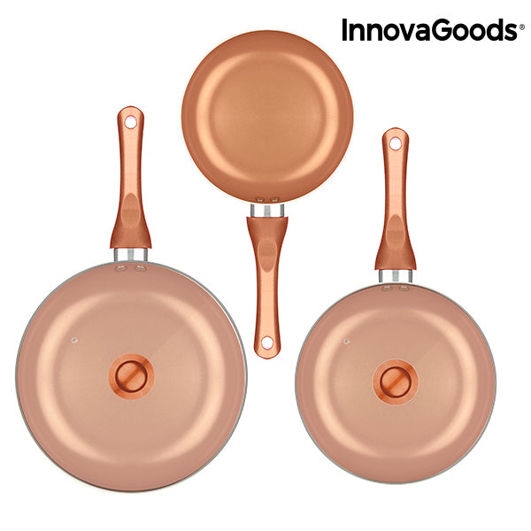 InnovaGoods Kobbereffekts Pannesett (5 Stykker)