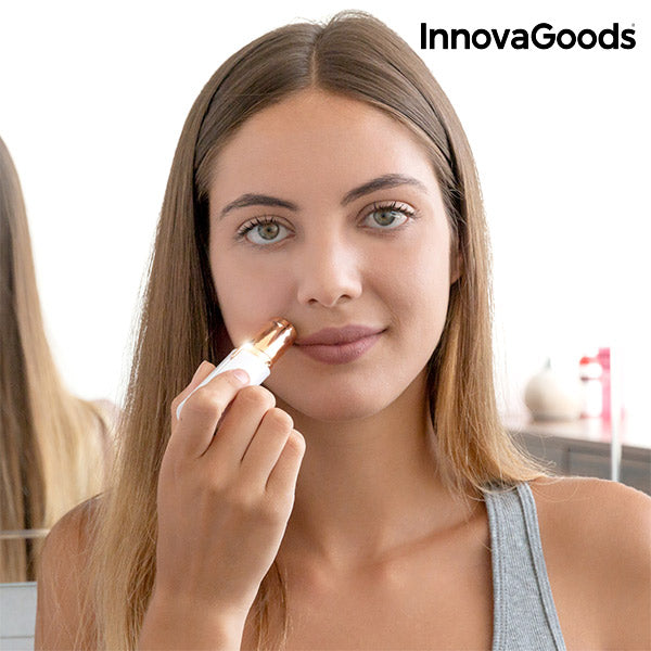 InnovaGoods Gold Beauty Ansiktshårtrimmer