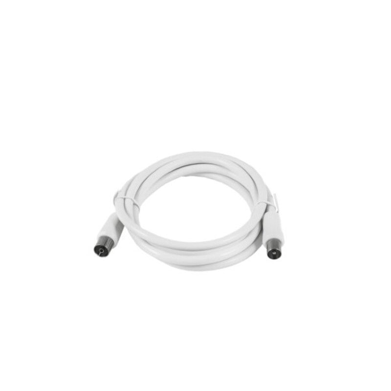 Antennekabel Silver Electronics 93026 2,5 m Hvit